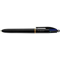 BIC 4 Colours Einziehbar Kugelschreiber Mehrfarbig 0.32 mm Mittel Kugelschreiber Nachfüllbar