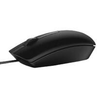 Dell Kabelgebundene Maus 1.8 m Kabel MS116 570-AAIR Schwarz