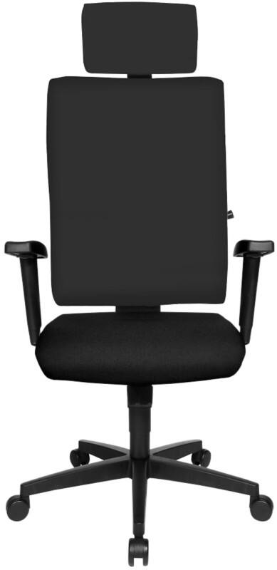 TOPSTAR Bürostuhl Synchronmechanismus Stoff Höhenverstellbare Armlehne Schwarz 110 kg Light Star 30