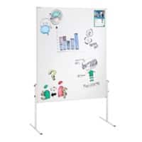 Franken X-tra!Line Mobiles Whiteboard Magnetisch Lackierter Stahl Beidseitig 150 (B) x 120 (H) cm