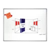 Franken Whiteboard Schienensystem Magnetisch Emaille Einseitig 300 (B) x 120 (H) cm