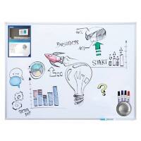 Franken Whiteboard Wandmontiert Magnetisch Emaille Einseitig 180 (B) x 90 (H) cm