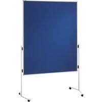 Franken Doppelseitig Filz Moderationstafel Nicht magnetisch 120 (B) x 150 (H) cm Blau