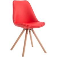 Besucherstuhl Laval Rot