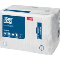 Tork Servietten 1-lagig Papier Weiß 33 x 33 cm 8 Stück à 500 Blatt