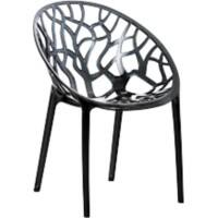 Topstar Besucherstuhl Crystal Schwarz