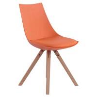 Esszimmerstuhl Albi Quadratisch Lathette Orange