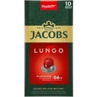 Jacobs Lungo 6 Classico Kaffeekapseln 10 Stück à 5.2 g