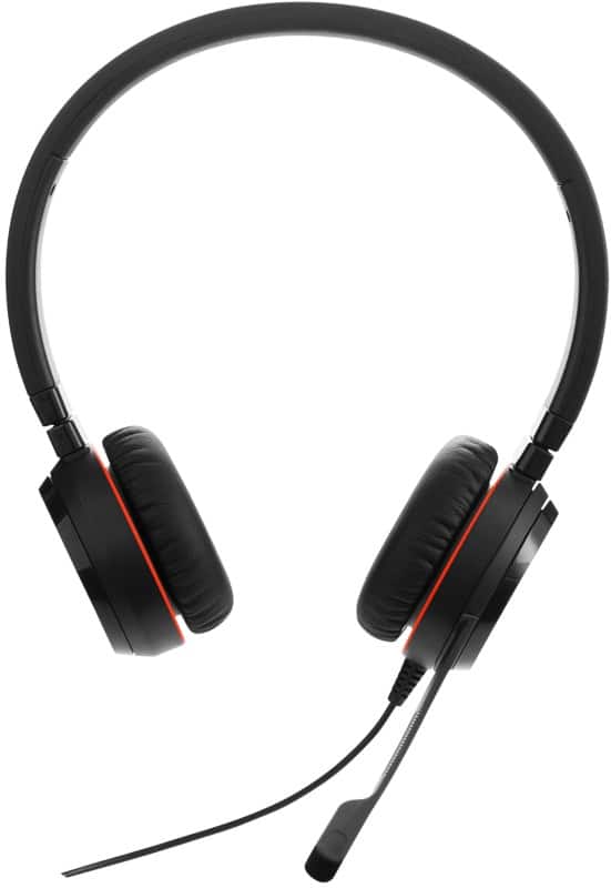 Jabra Evolve 20SE MS Stereo Verkabelt Headset Kopfbügel USB Passive Noise Cancelling Mit Mikrofon Stereo Schwarz