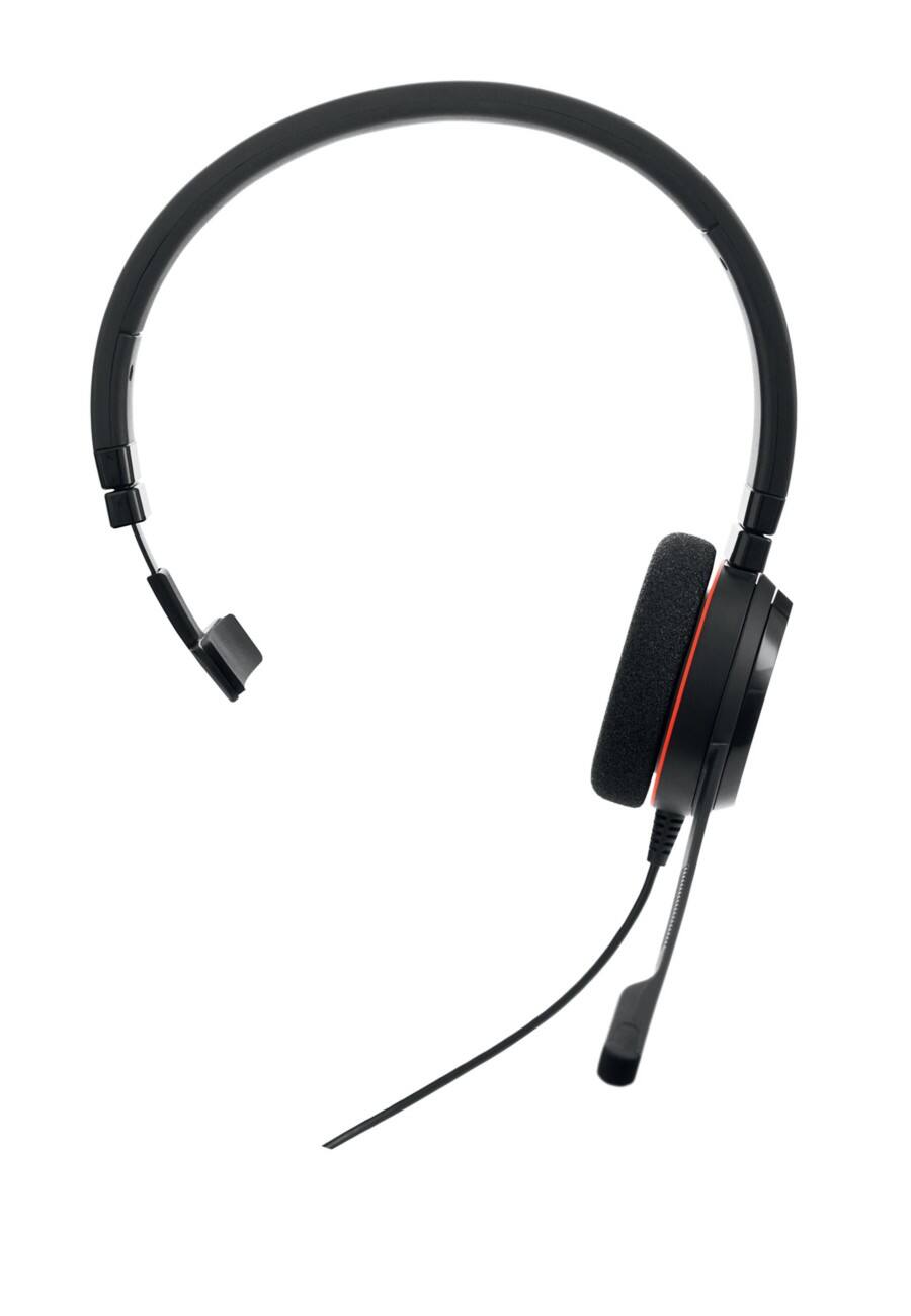 Jabra Evolve 20 UC Mono Kabelgebundene Kopfhörer Schwarz
