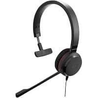 Jabra Evolve 30 II UC Mono Kabelgebundenes Headset Schwarz