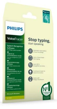 Philips Voice Tracer Spracherkennungssoftware DVT2805