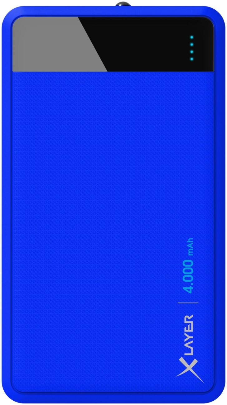 XLayer Powerbank Color Line 4000 mAh Blau