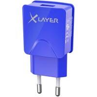 XLAYER 214113 USB-Netzteil Blau