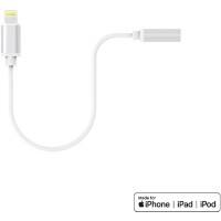 XLAYER 214355 1 x Apple Lightning Stecker auf 1 x 3,5 mm Klinkenadapter Weiß