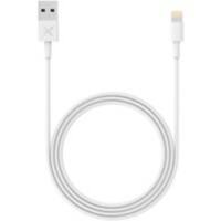 XLAYER 214091 1 x USB A Stecker auf 1 x Apple Lightning Stecker Lade- und Sync-Kabel 1 m Weiß
