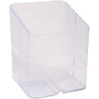 Office Depot Stiftehalter Transparent 7,4 x 7,4 x 9,3 cm