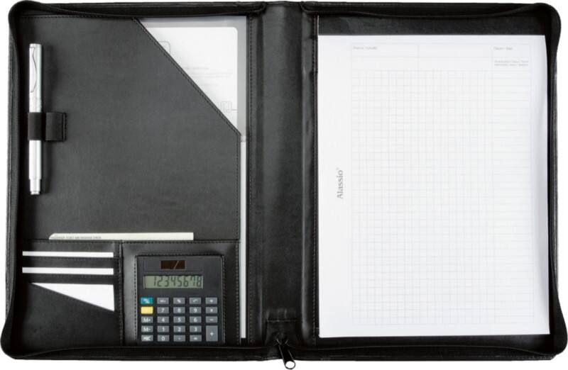 Alassio Konferenzmappe CATANA 26 x 2 x 31,5 cm Schwarz