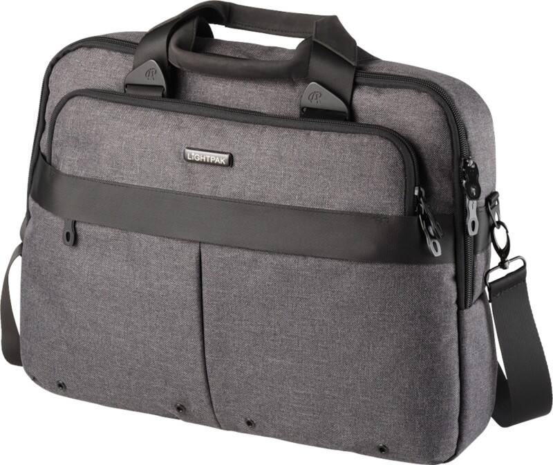 LIGHTPAK Laptoptasche WOOKIE 17 " Polyester Grau 40 x 7 x 31 cm