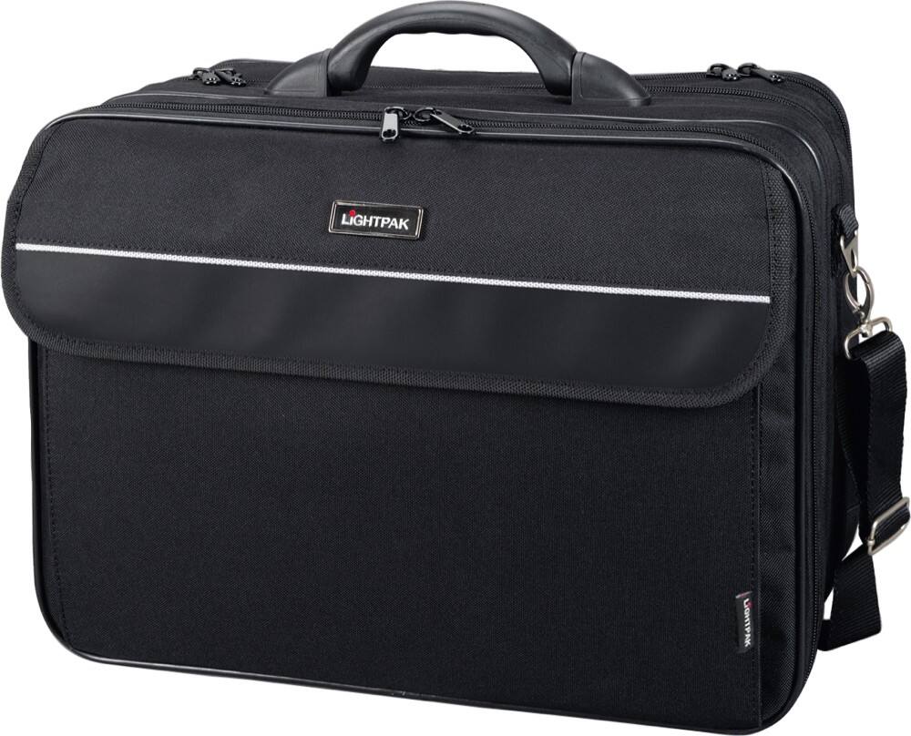 LIGHTPAK Umhängetasche CORNICHE 43 x 22 x 33,5 cm Schwarz