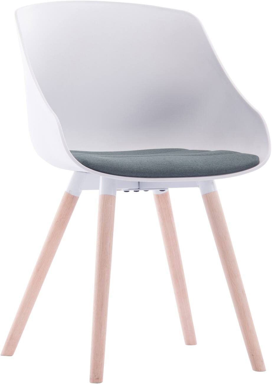 Realspace Besucherstuhl Elias Stoff Weiß