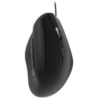 Viking Kabelgebundene Ergonomische Optische Maus ERGO Für Rechtshänder 1,5 m USB-A Kabel Schwarz