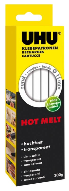 UHU Klebekartusche Permanent Flüssig Transparent 10 Stück à 200 g