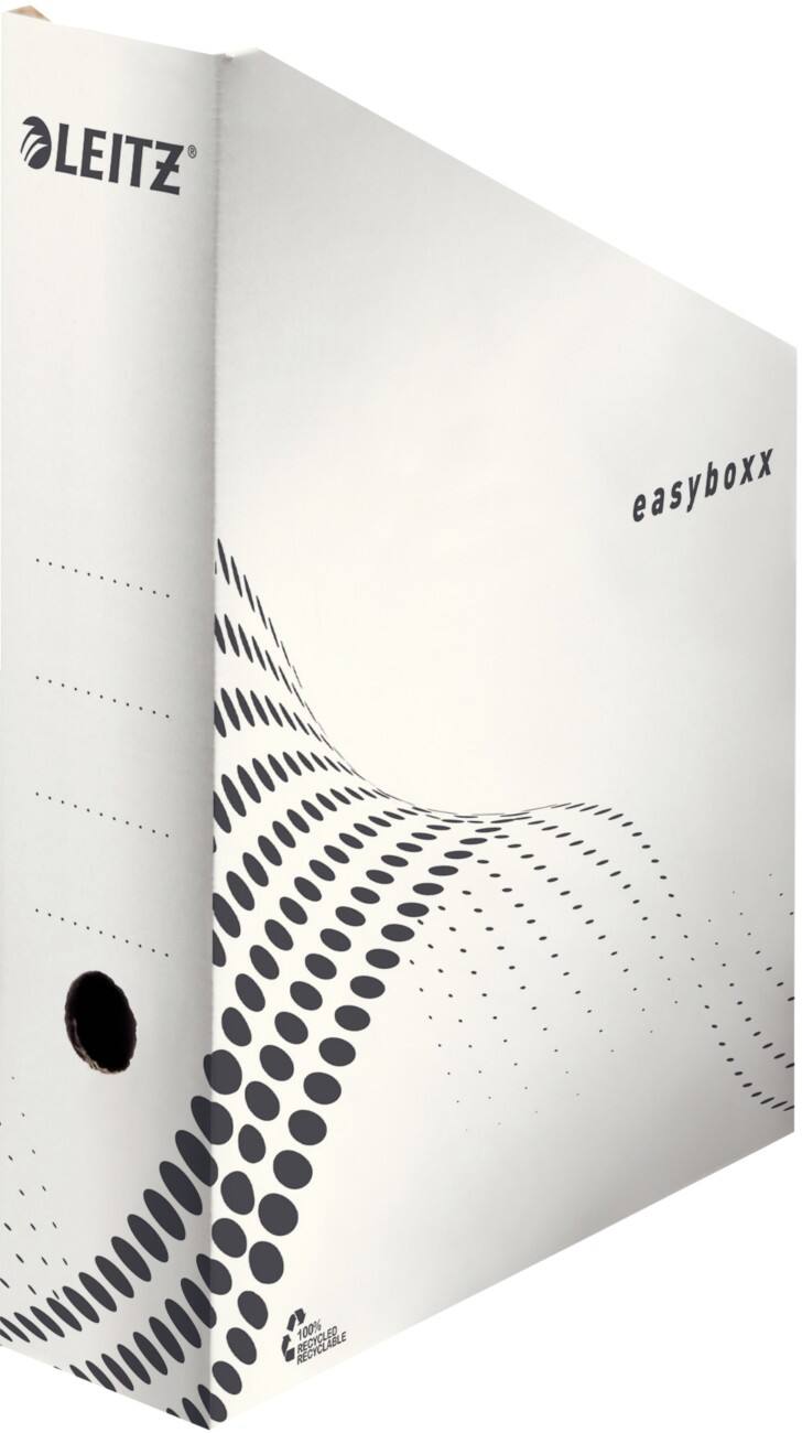 Leitz easyboxx Archiv-Stehsammler Weiß 700 Blatt 8 x 35 x 26 cm 25 Stück
