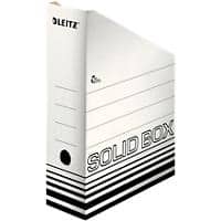 Leitz Solid Archiv-Stehsammler 4607 900 Blatt A4 Weiß Karton 10 x 26 x 32 cm 10 Stück