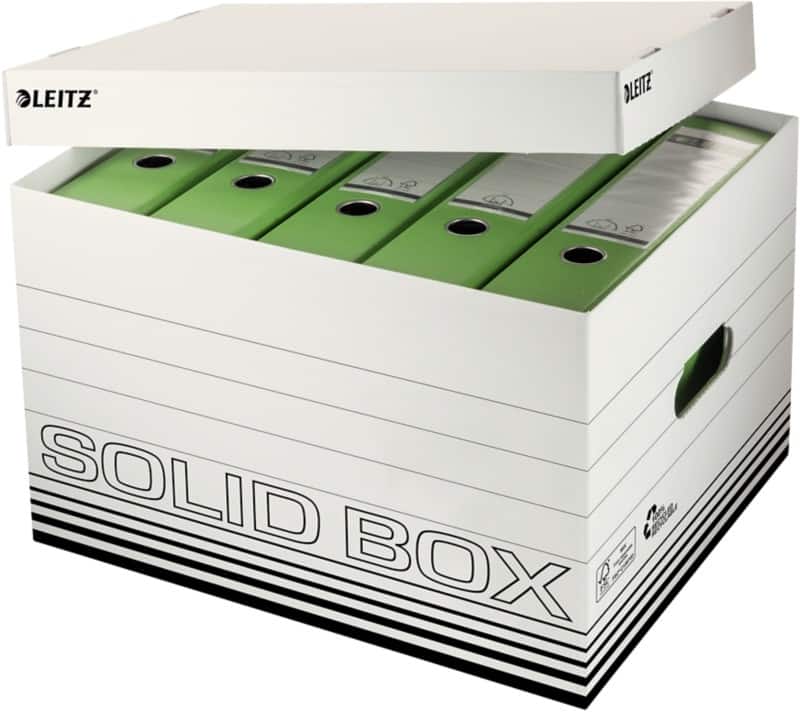 Leitz Archivbox Weiß 10 Stück