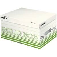 Leitz Solid Aufbewahrungsbox 6117 Mit Klappdeckel Größe S Hellgrün Karton 26,5 x 37 x 19,5 cm 10 Stück