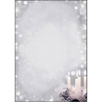 Sigel Geschenkpapier DP178 DIN A4 90 g/m² Grau, Silber 100 Blatt