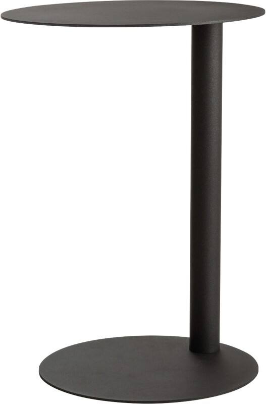 meet powered by PAPERFLOW Rund Empfangstresen Schwarz 400 x 400 x 570 mm