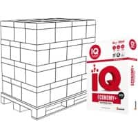 IQ Economy+ DIN A4 Kopier-/ Druckerpapier 80 g/m² Glatt Weiß 240 Pack à 500 Blatt