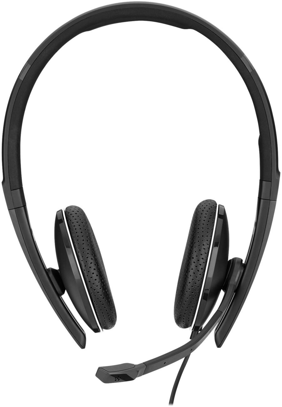 EPOS Sennheiser SC 165 USB Kabelgebundenes Headset mit Kopfbügel mit Geräuschunterdrückung Mikrofon Schwarz