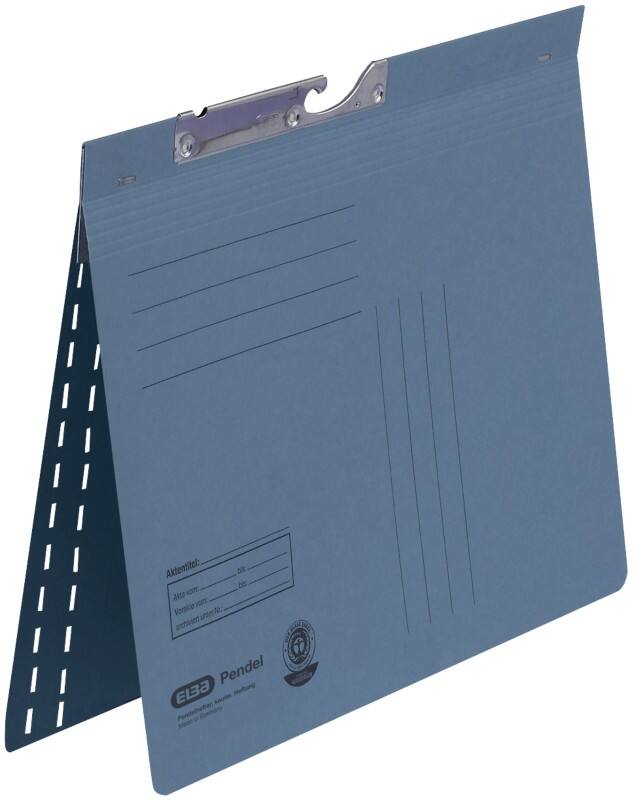 ELBA Hängehefter A4 Blau Manilakarton