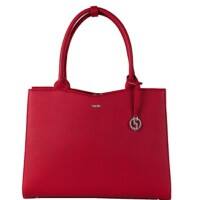 SOCHA Damen Laptoptasche Cherry Red Midi 13.3 " Kunstleder Rot 36 x 12 x 29 cm