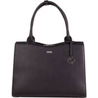 SOCHA Damen Laptoptasche Deep Black Midi 13.3 " Kunstleder Schwarz 36 x 12 x 29 cm