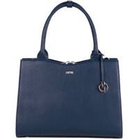 SOCHA Damen Laptoptasche Navy Blue Midi 13.3 " Kunstleder Marine Blue 36 x 12 x 29 cm