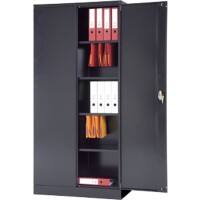 Realspace Schrank Hoch Schwarz 920 x 450 x 1.950 mm