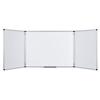 Bi-Office Faltbares Whiteboard Magnetisch Lackierter Stahl Doppelseitig 90 (B) x 60 (H) cm