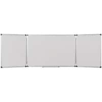 Bi-Office Faltbares Whiteboard Stahl Magnetisch 90 x 60 cm