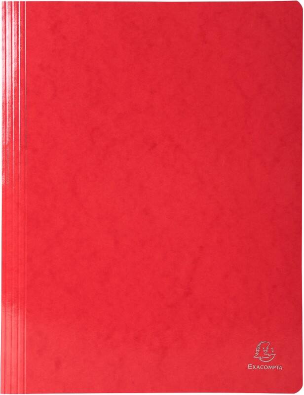 Exacompta Iderama Schnellhefter DIN A4 Rot Beschichteter Karton 355 g/m² 25 Stück