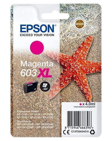 Epson 603XL Original Tintenpatrone C13T03A34010 Magenta