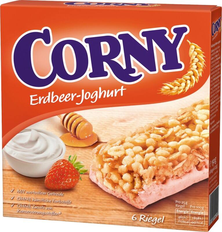 Corny Müsliriegel Erdbeer-Joghurt 6 Stück à 25 g