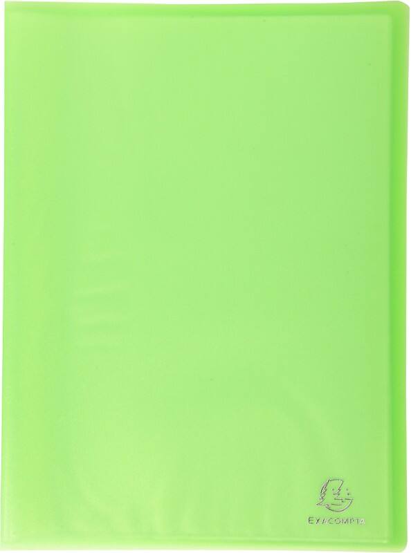 Exacompta Präsentationsmappe Chromaline 85463E Grün Polypropylen 12 Stück