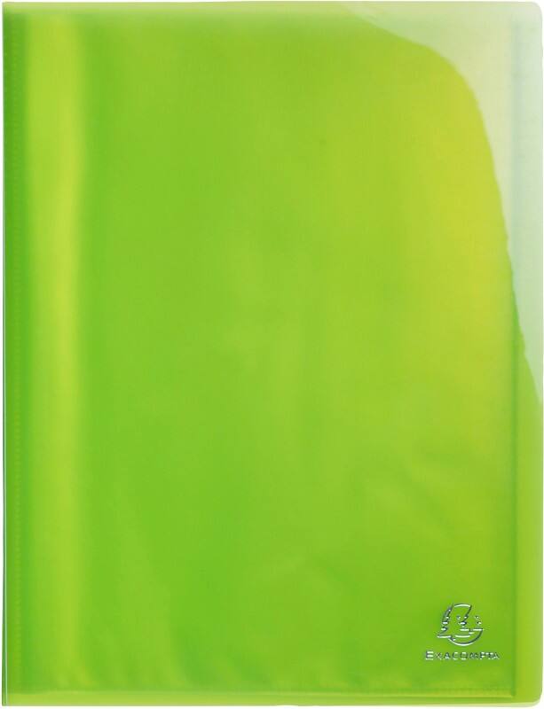 Exacompta Präsentationsmappe Iderama 85873E Limette Polypropylen 12 Stück