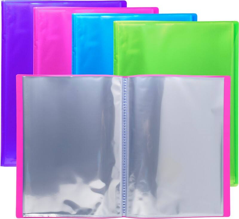 Exacompta Präsentationsmappe Iderama 85280E Farbig Sortiert Polypropylen 8 Stück