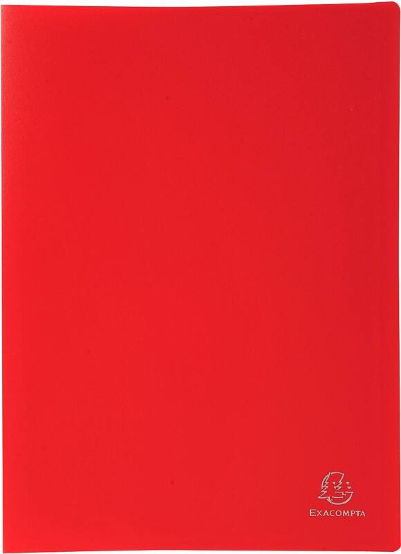 Exacompta Präsentationsmappe 85105E Rot Polypropylen 8 Stück