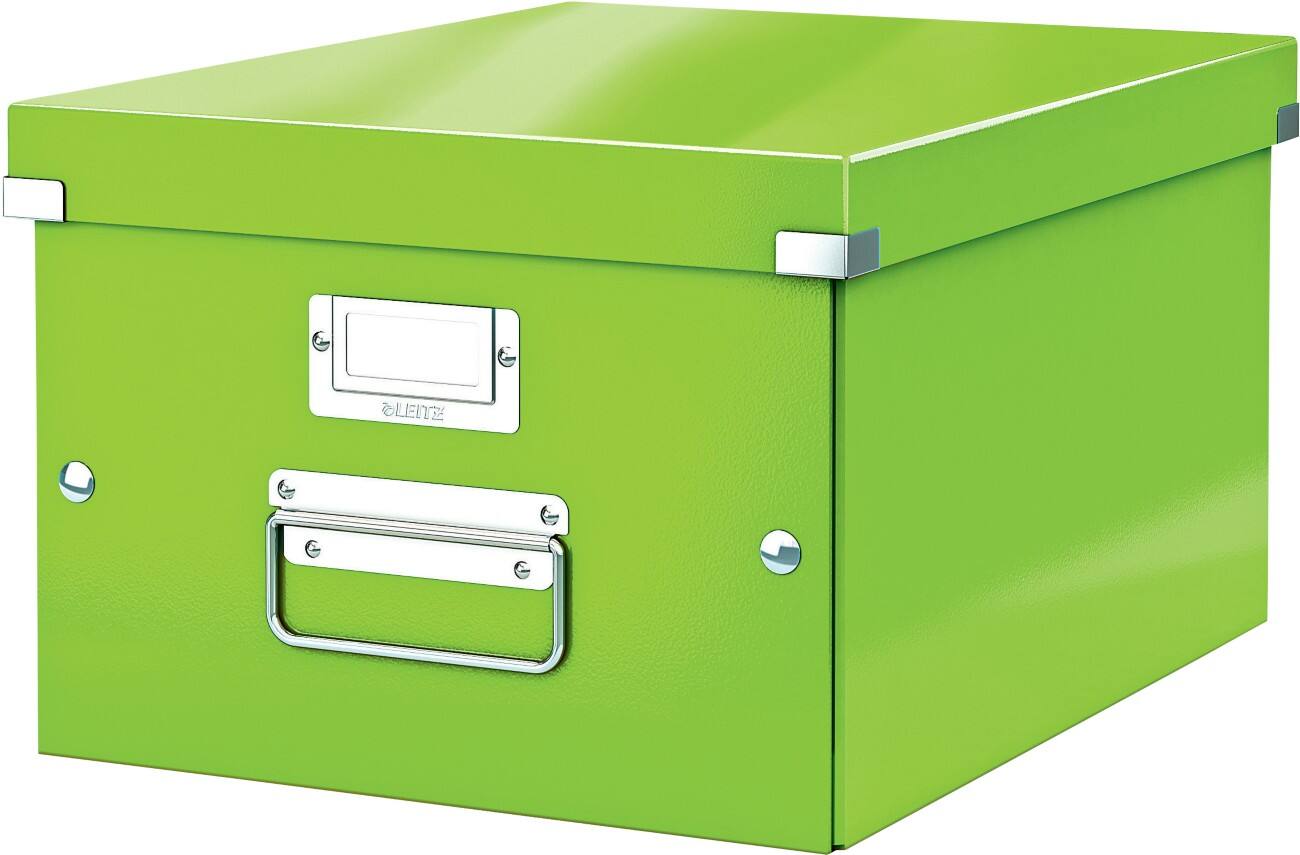 Leitz Click & Store WOW Aufbewahrungsbox A4 Laminierte Hartpappe Grün 37 x 28,1 x 20 cm